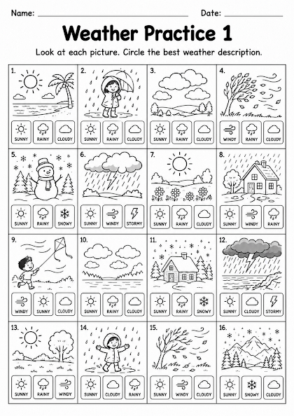 Weather Practice 1