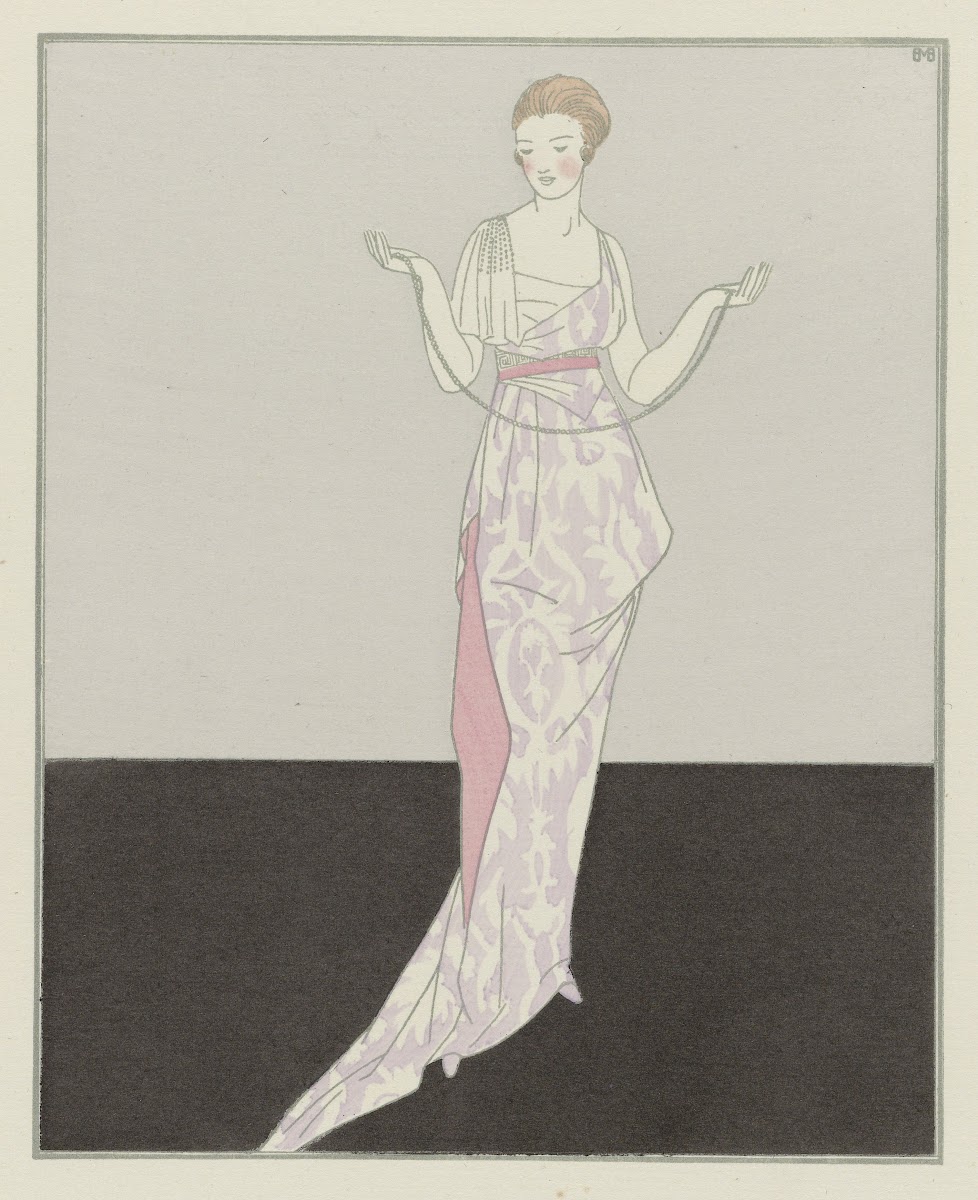 Bergson a promis de venir  Robe de dîner de Worth 1914