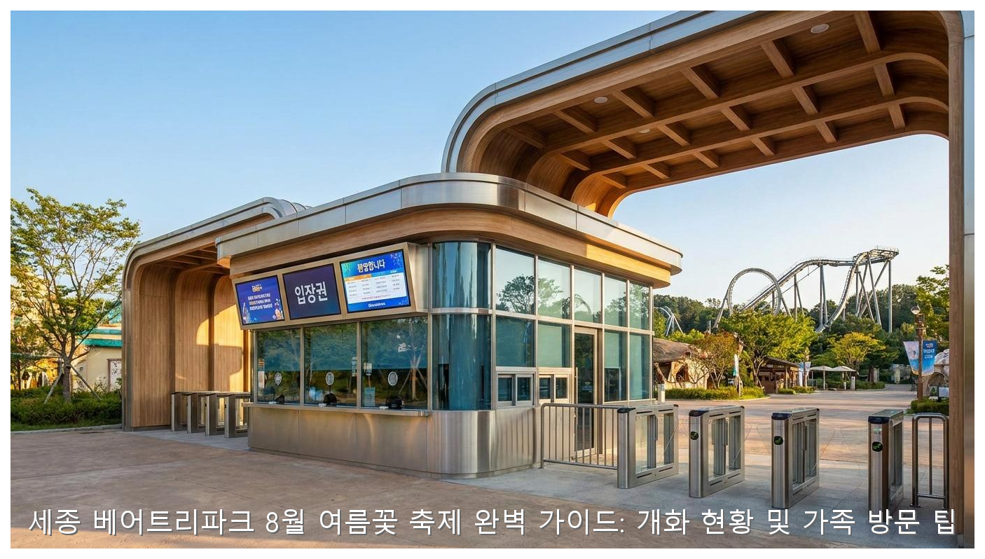 세종 베어트리파크 8월 여름꽃 축제 완벽 가이드: 개화 현황 및 가족 방문 팁 핵심 안내 및 분석 인포그래픽 (8)