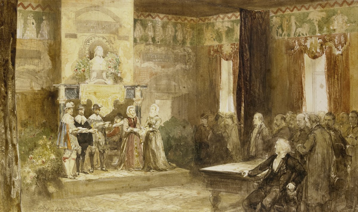 Vondelviering op het Muiderslot 1867 1867