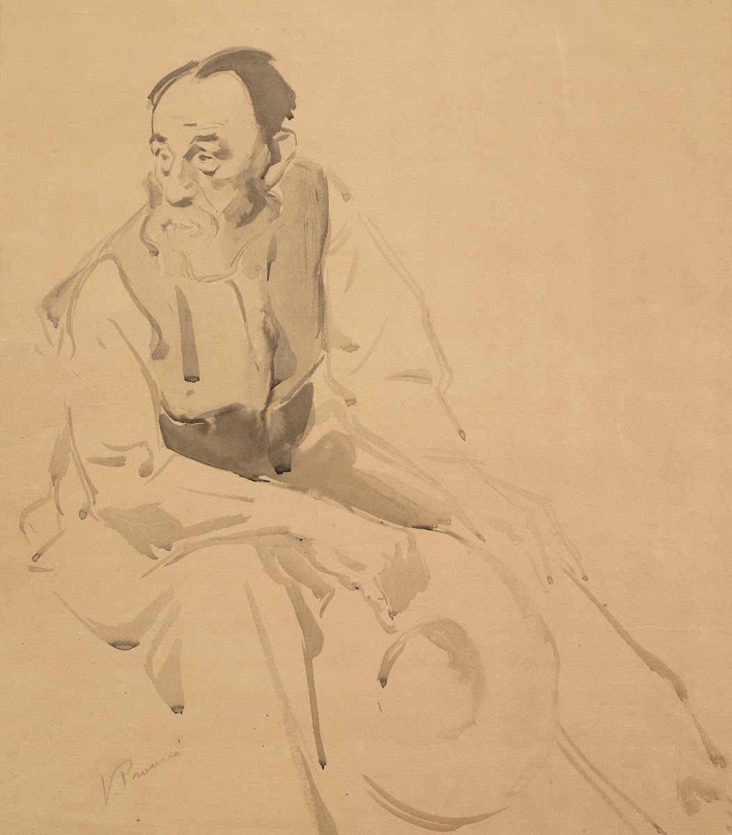 Old Man Seated c 1895