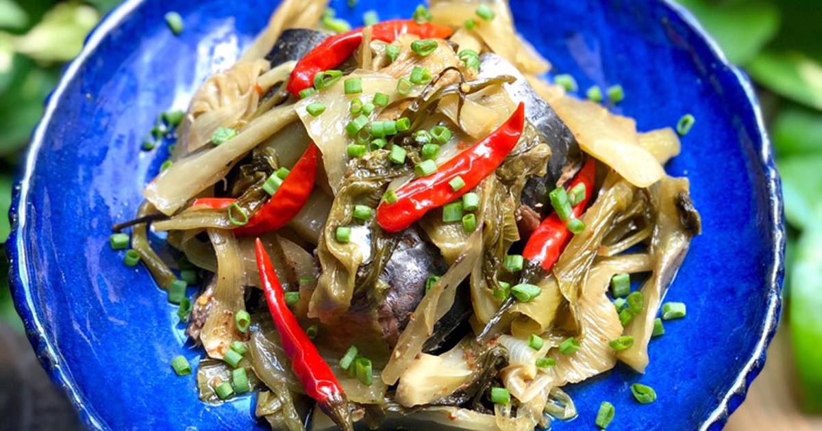 Cá Ồ Kho Cải Chua