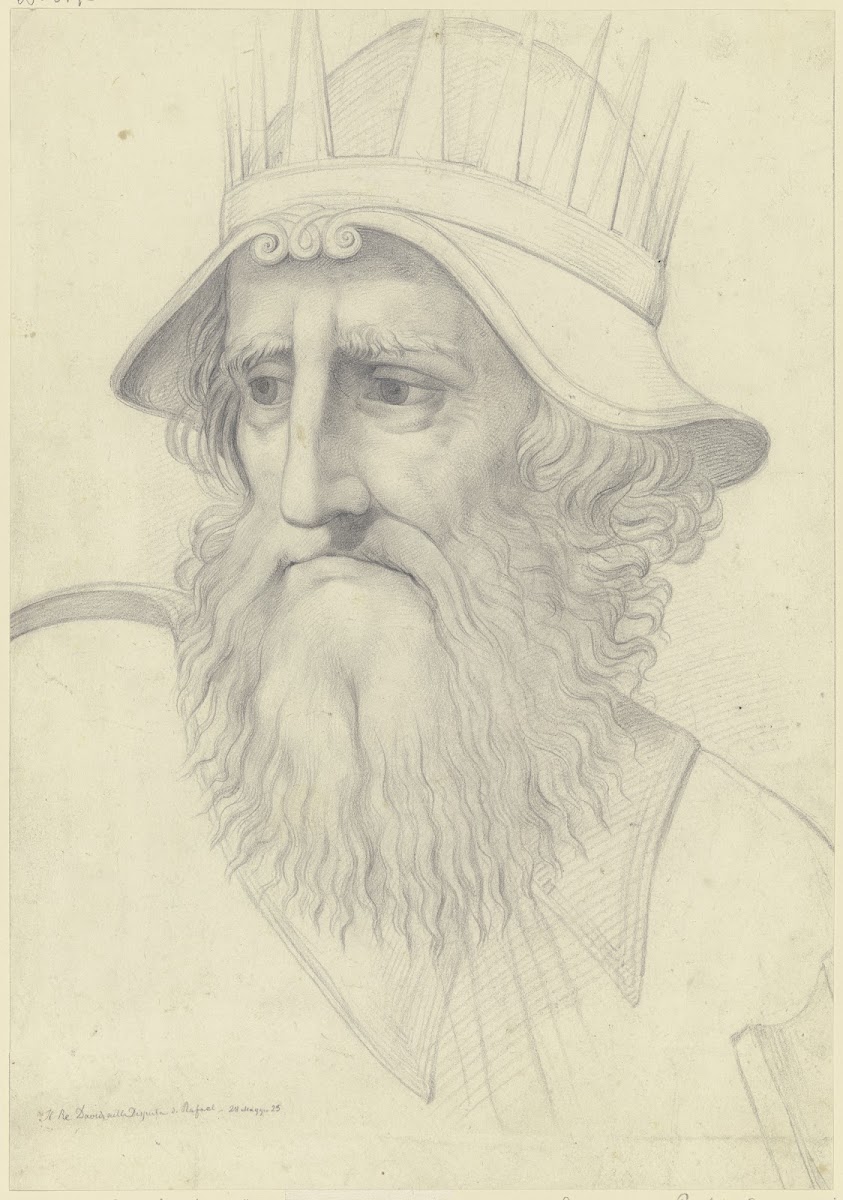 KöNig David Aus Raffaels Disputa 1823