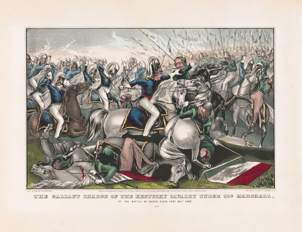The gallant charge of the Kentucky cavalry under Col Marshall at the battle of B
