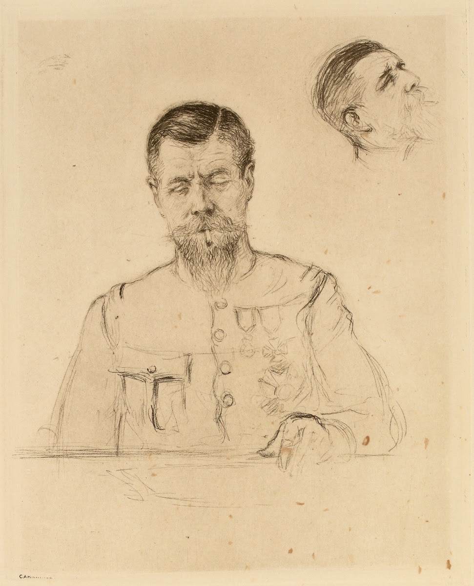 Portrait de miliatire médaillé