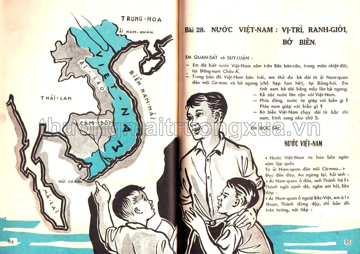 Em học địa lý lớp ba (1965) - Trang 48