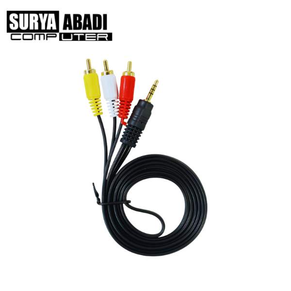 KABEL RCA 3X3 1.5 METER