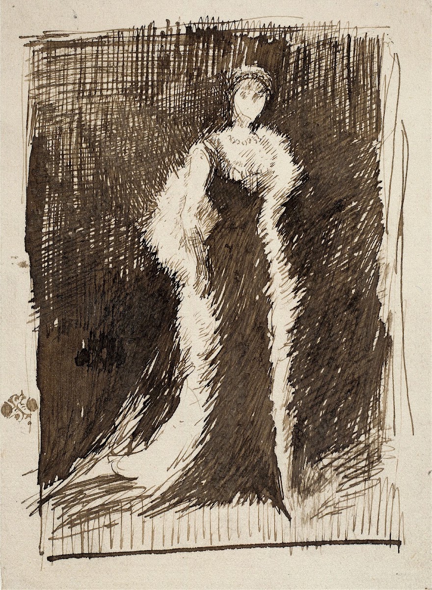 Sketch after Arrangement in Black Lady Meux 18761886