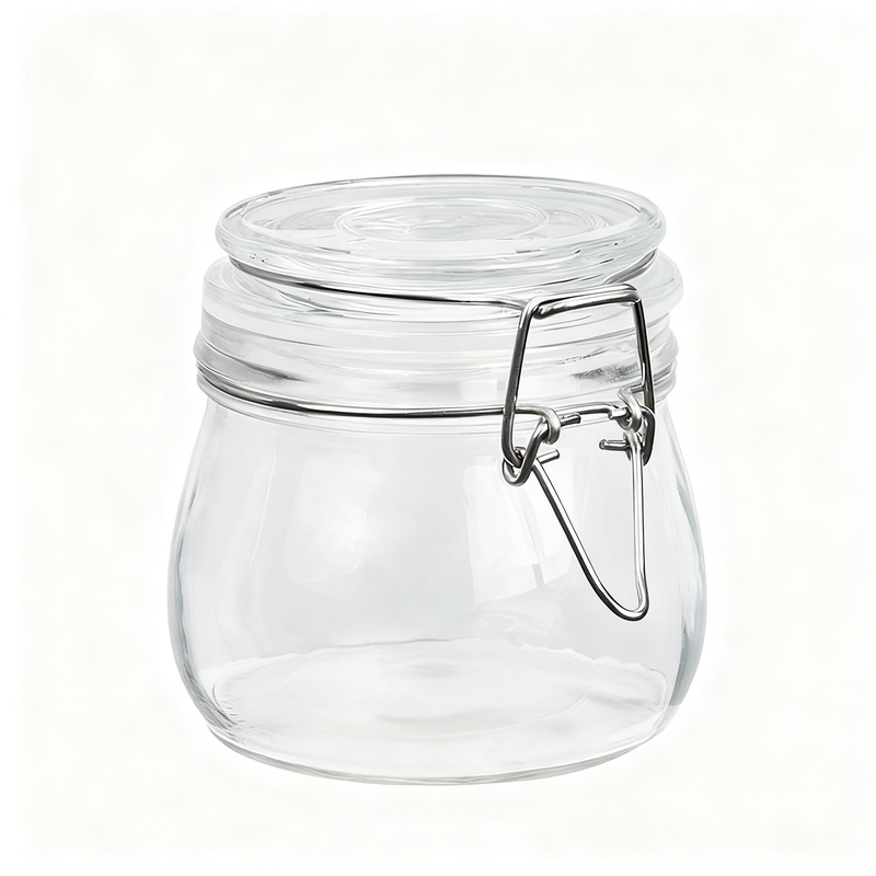 Glas-Vorratsglas mit Deckel, luftdicht