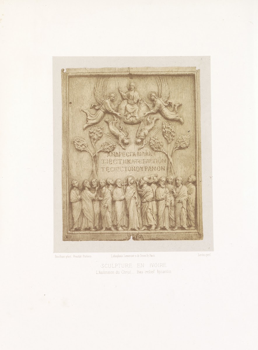 LAscension du Christ  Bas relief byzantin 1859 1864