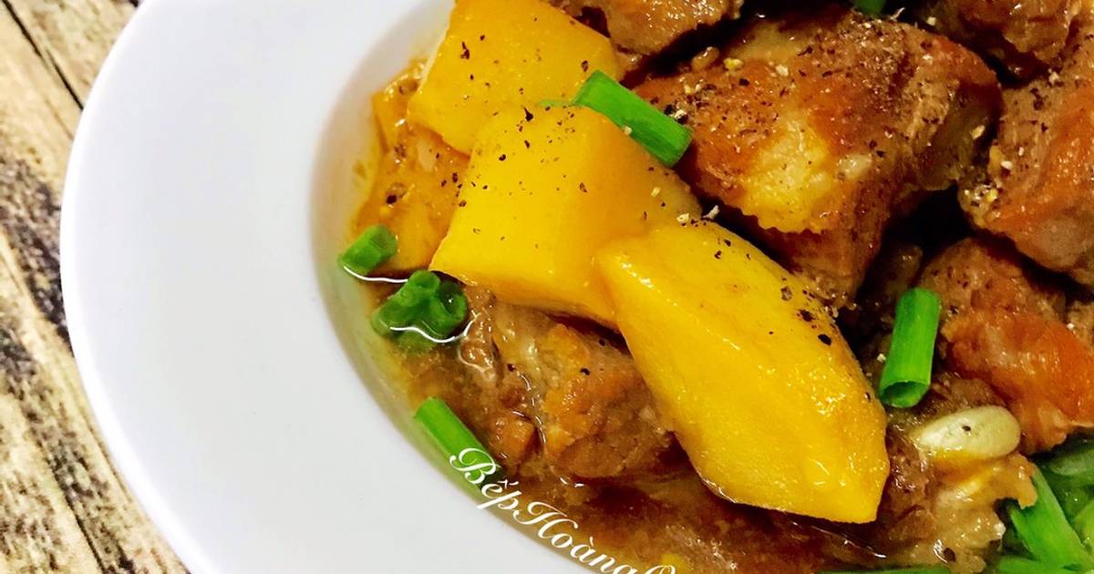 Sườn Non Kho Khoai Tây