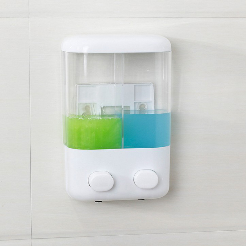 Wall-mounted soap dispenser, plastic