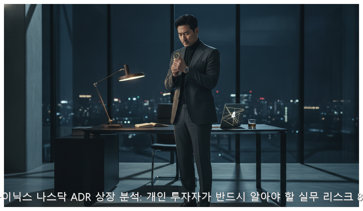 SK하이닉스 나스닥 ADR 상장 분석: 개인 투자자가 반드시 알아야 할 실무 리스크 8가지 핵심 안내 및 분석 인포그래픽 (4)