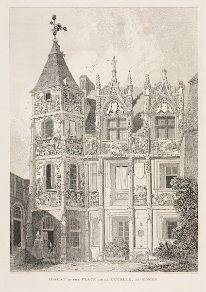 House in the Place de la Pucelle at Rouen 1821