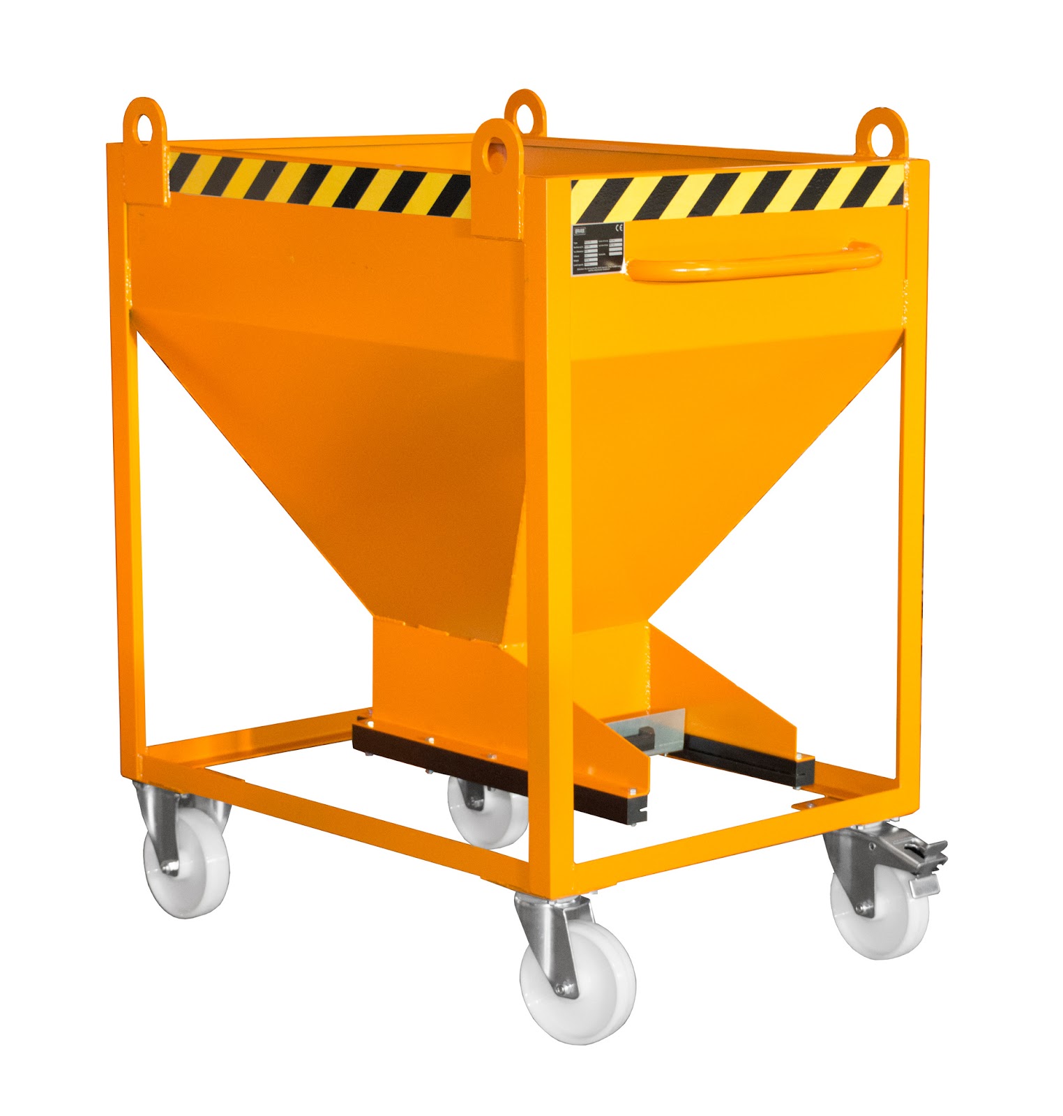 Silocontainer SR-D 375, gelakt, Geeloranje