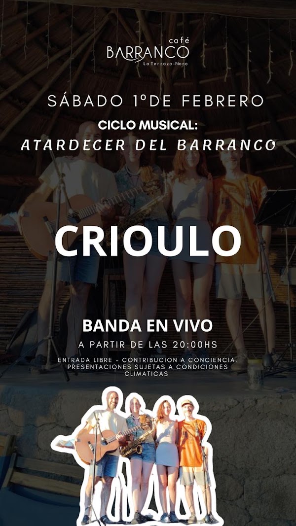 Café Barranco Música en Vivo: Crioulo