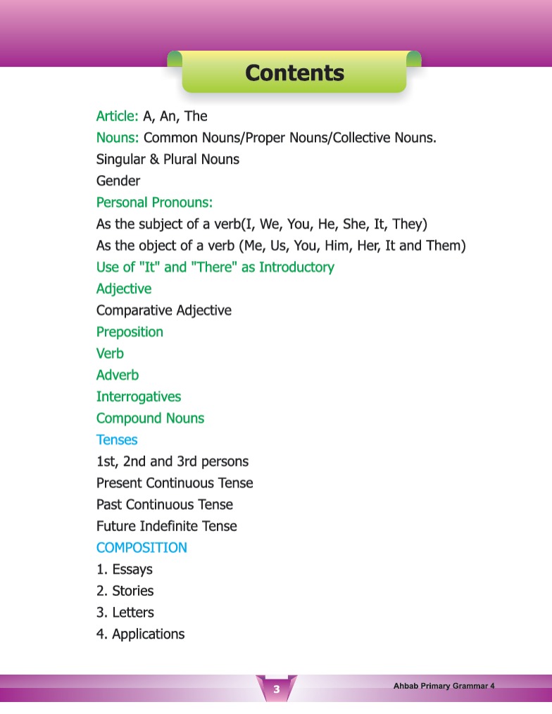 English Grammar Book 4