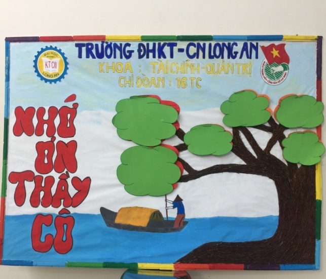 Chi đoàn 16TC với Nhớ ơn Thầy Cô