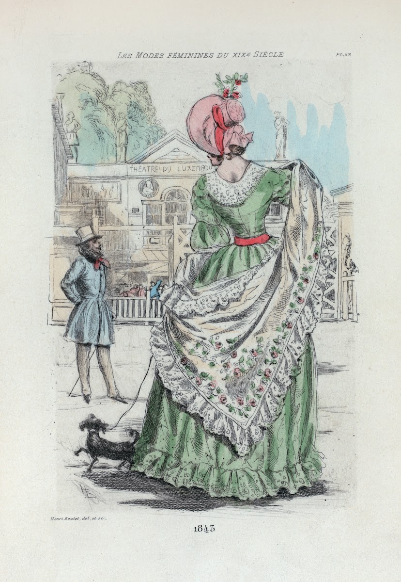 1843 Womens fashion in nineteenth century Paris 1902