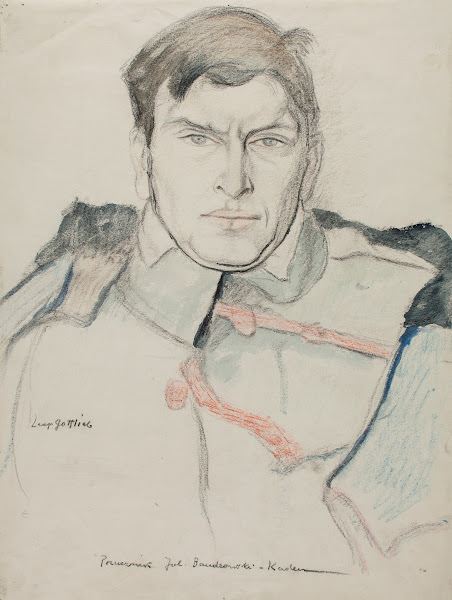 Portret Juliusza Kaden Bandrowskiego porucznika Legionów Polskich 1915