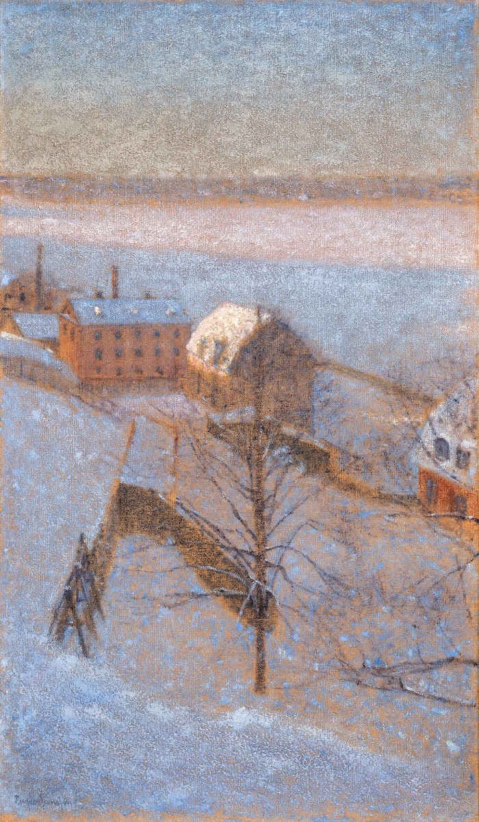 Winterscene Stockholm 1891 1893