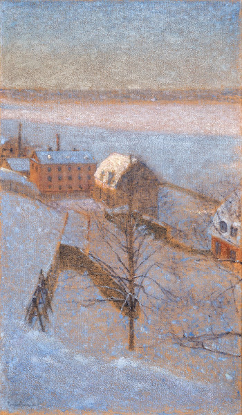 Winterscene Stockholm 1891 1893