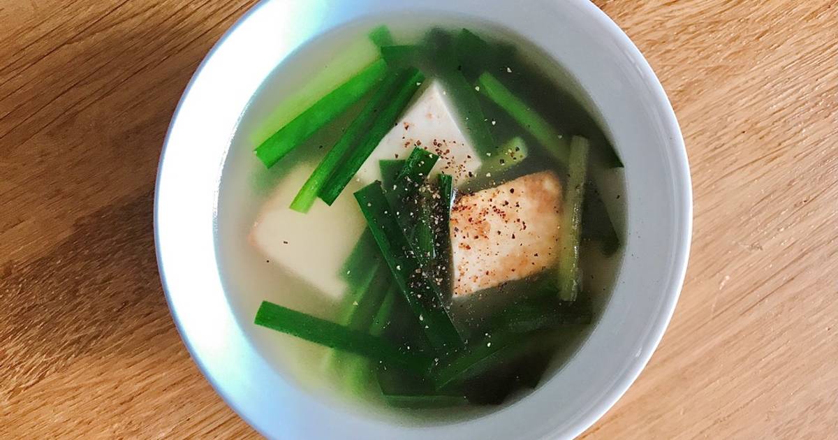 🌱 Canh Hẹ Đậu Hủ Chay (Vegan)