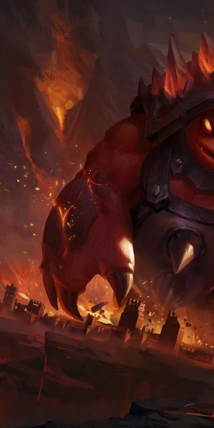 Rammus, Rammus (League Of Legends), Wild Rift, League Of Legends, Riot Games 8K Wallpaper Background