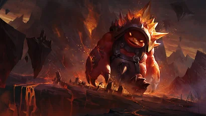 Rammus, Rammus (League Of Legends), Wild Rift, League Of Legends, Riot Games 8K Wallpaper Background