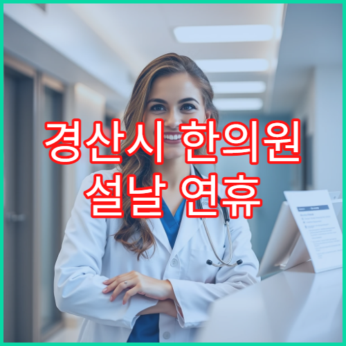경산시 한의원 설날 연휴 한방 진료 병원 정보 확인