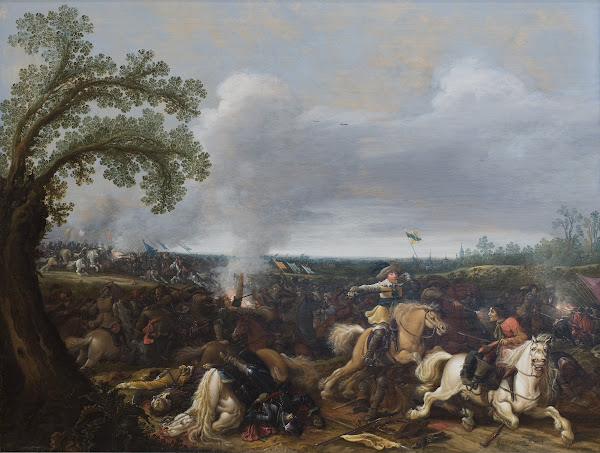 King Gustav II Adolf of Sweden at the Battle by Lützen November 16th 1632 1634