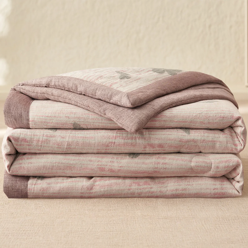 Cotton summer blanket, light and breathable, washable