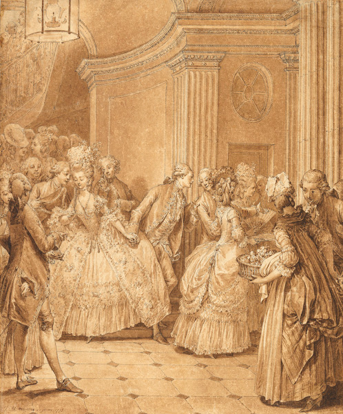 After the opera La sortie de lopéra 1778