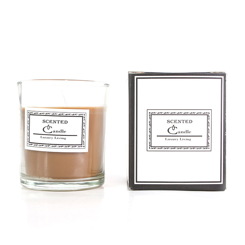 Soy wax scented candle, cylinder