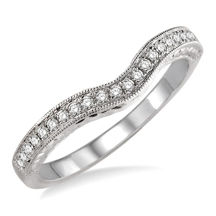 Diamond Wedding Band 15128DHFVWG-WB