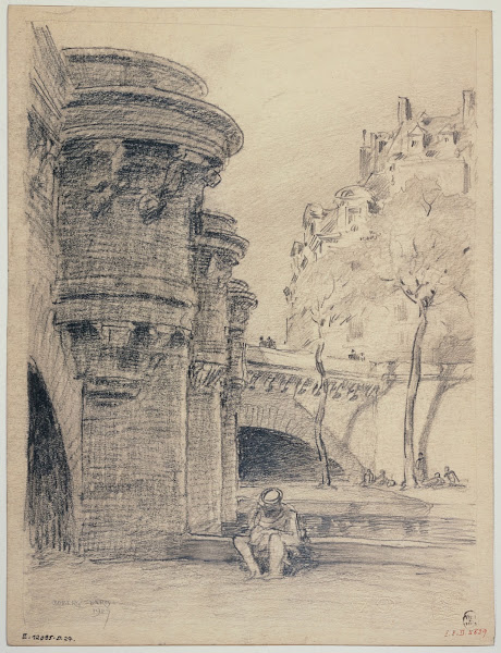 Trois Piles Du Pont Neuf 1927