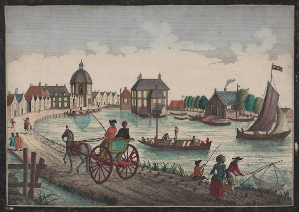 View of Amsterdam from the East side