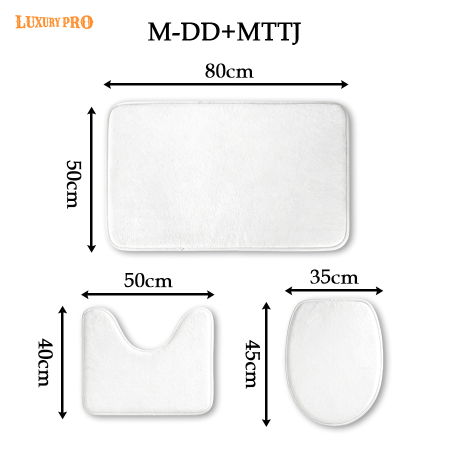 M-size Floor Mat+Toilet Seat Mat Kit