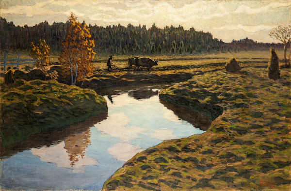 Autumn Ploughing in the Marshland 1911