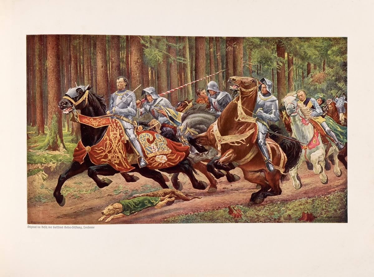 Eugen Burnand  zehn farbige Kunstblatter Pl10 1904