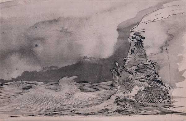 Lighthouse In Storm 1767