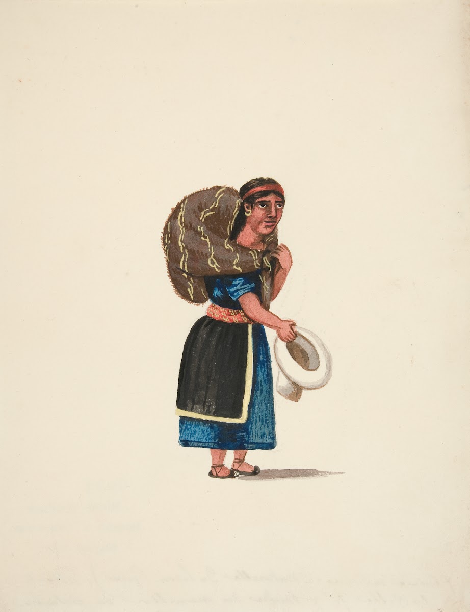 Indian Woman Going to Market ca1850