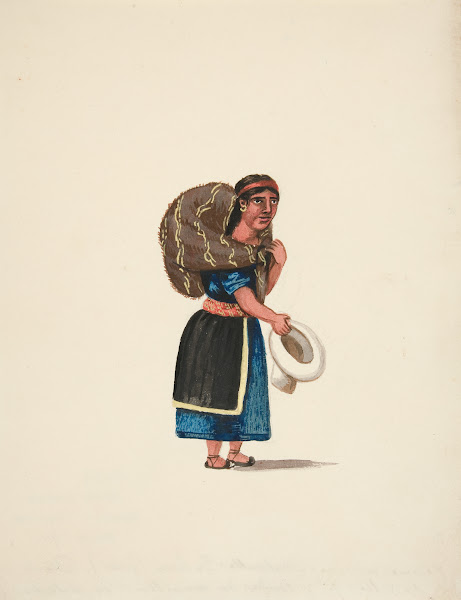 Indian Woman Going to Market ca1850
