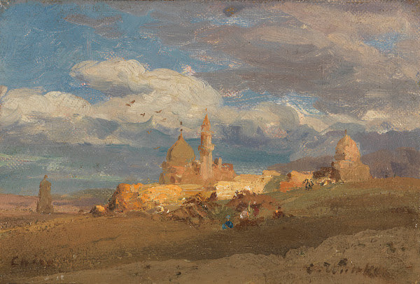 Die Kalifengräber bei Kairo Ende 1890