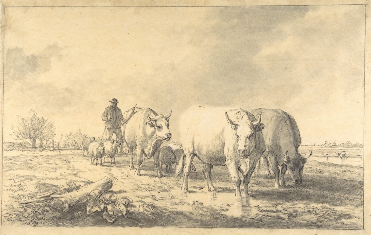 Cows in a Landscape 19th century