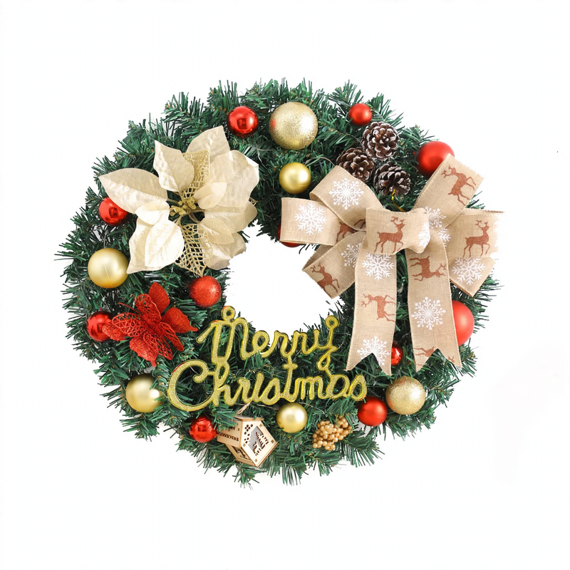 Weihnachtskranz aus PVC, verschiedene Größen