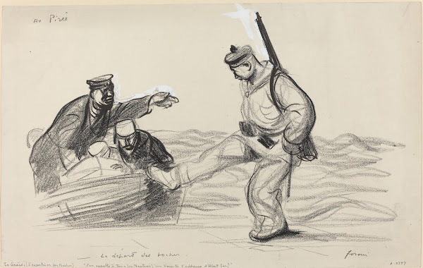 Au Piree  Le depart des boches c 1914 1919
