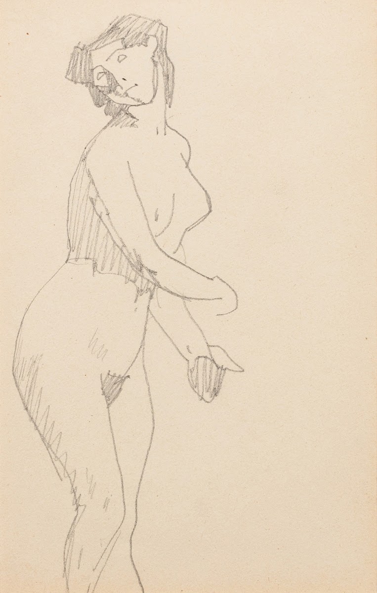 Femme nue debout 1905 1907