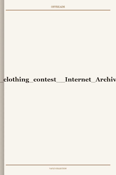 Girls clothing contest Internet Archive