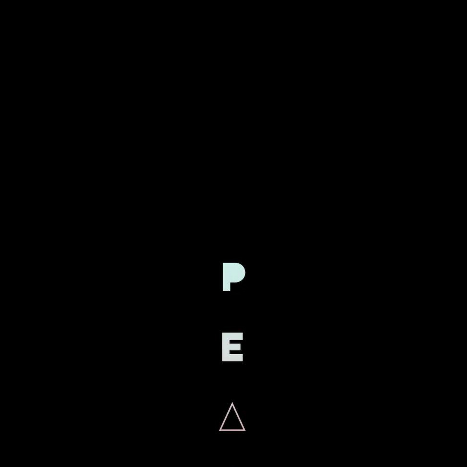 Download Minimalist Peace Typography Art iPhone